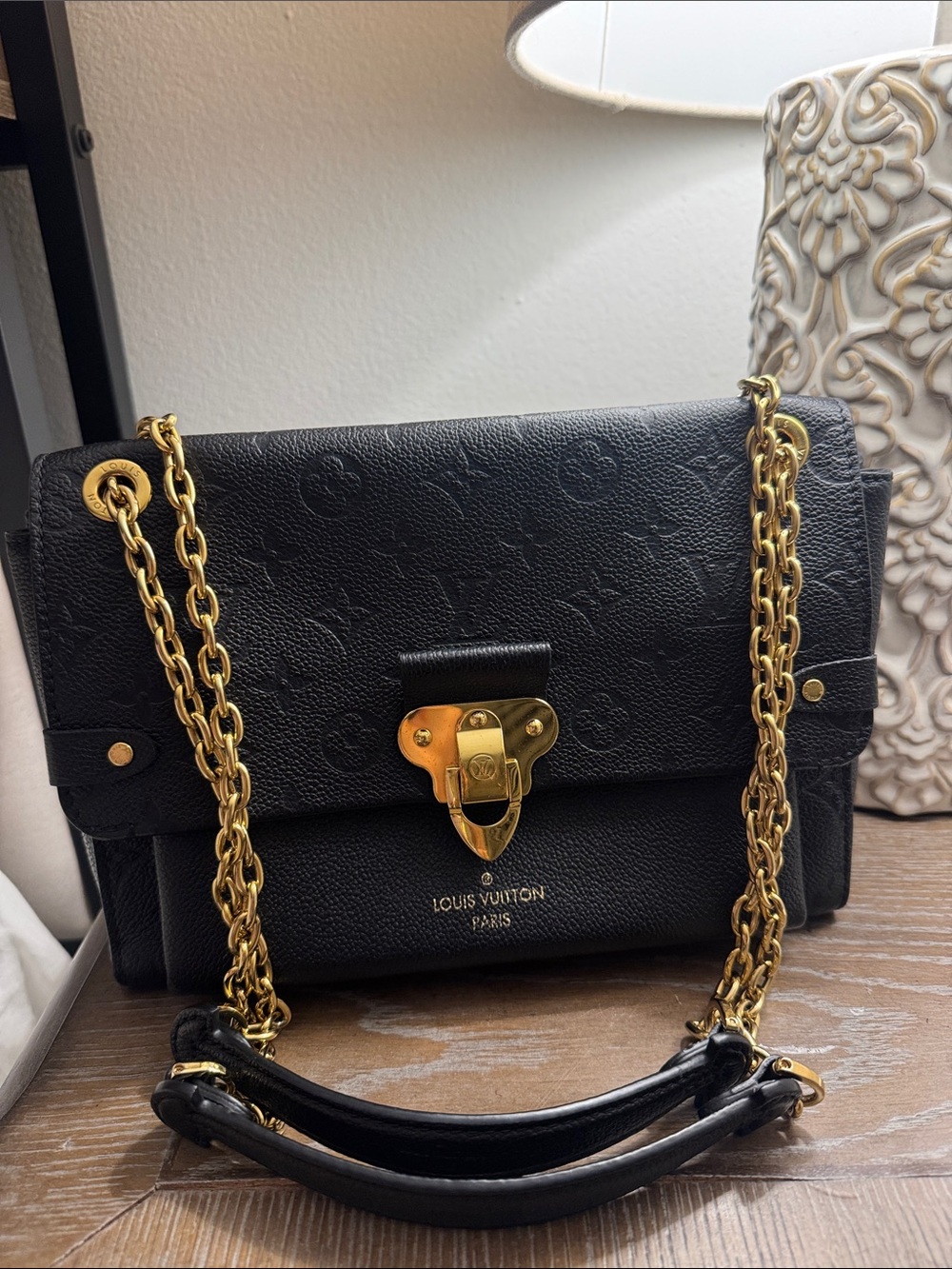 Louis Vuitton Vavin PM Monogram Empreinte Noir Black Leather Shoulder Bag - Picture 8 of 16